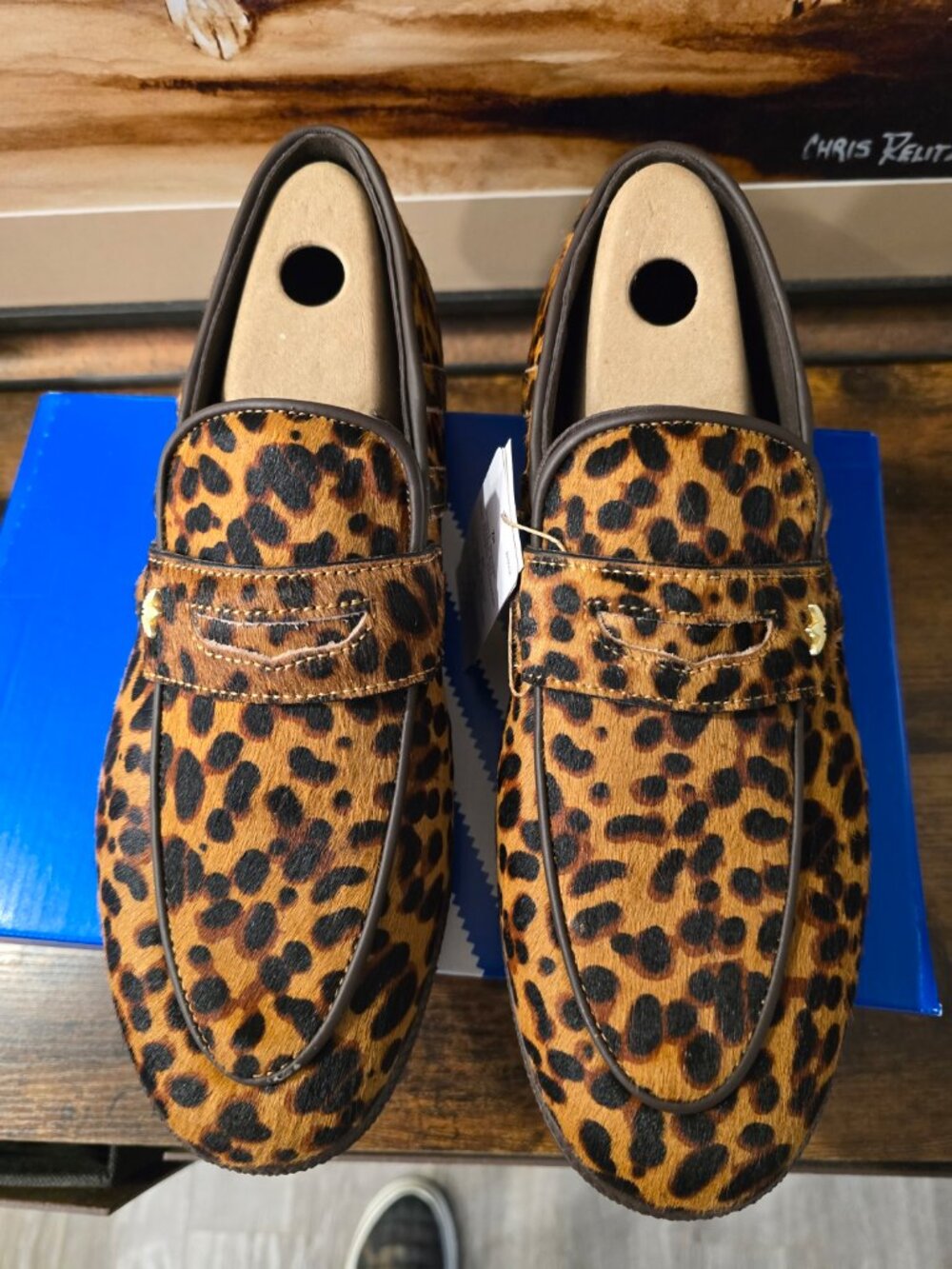 Adidas Originals HANDBALL SPEZIAL LOAFER Tiger Print KJ2526 Mens 10 2026 RARE - Picture 4 of 16